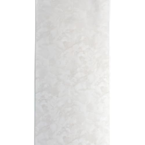 Image of Built Right Bathroom Cladding Pack of 4, 8mm x 250mm x 2700mm, Waterproof Wall Splash Panels, Tongue & Groove Shower Panels for Bathroom, Wet Room & Shower Enclosure, Covers 2.7m², Pastel Grey Marble