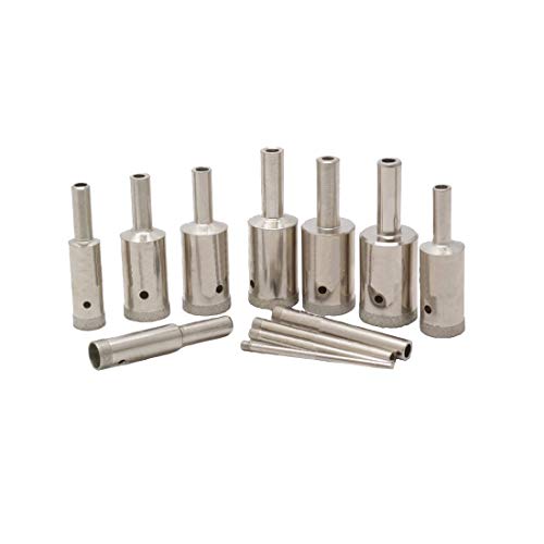 Set de 12 brocas diamantadas ultra delgadas para cerámica y vidrio miniatura 1