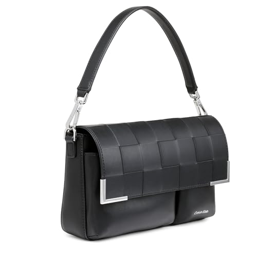 Image of Calvin Klein Women's Mica Organizational Flap Demi Shoulder Bag & Crossbody