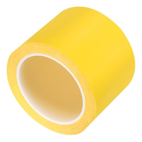 Image of uxcell 1 Rolls Yellow 1.77 Inch x 72 Yards Polyester Film Electrical Tape PET Tape High Temperature Heat Resistant Tape for Transformer Motor Wire 5S Positioning Logo,45mm x 66m
