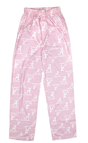 Outerstuff NCAA Alabama Crimson Tide Girls Youth (7-16) Pink Printed Lounge Pants