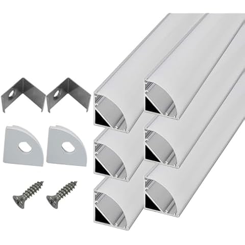 Greenfields V Shape Aluminium LED Light Diffuser Cover