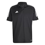 Cuello de polo de cibuina adidas TIRO23 L Polo Shirt, Hombre, Black, M