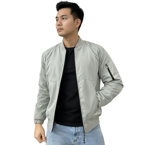 Image of NINQ Winter Jacket - Windproof Poca Cloth with Fur, Zipped mandarin Collar, 2 Front Pockets & Side Arm Pocket, Casual & Sportswear jackets for men
