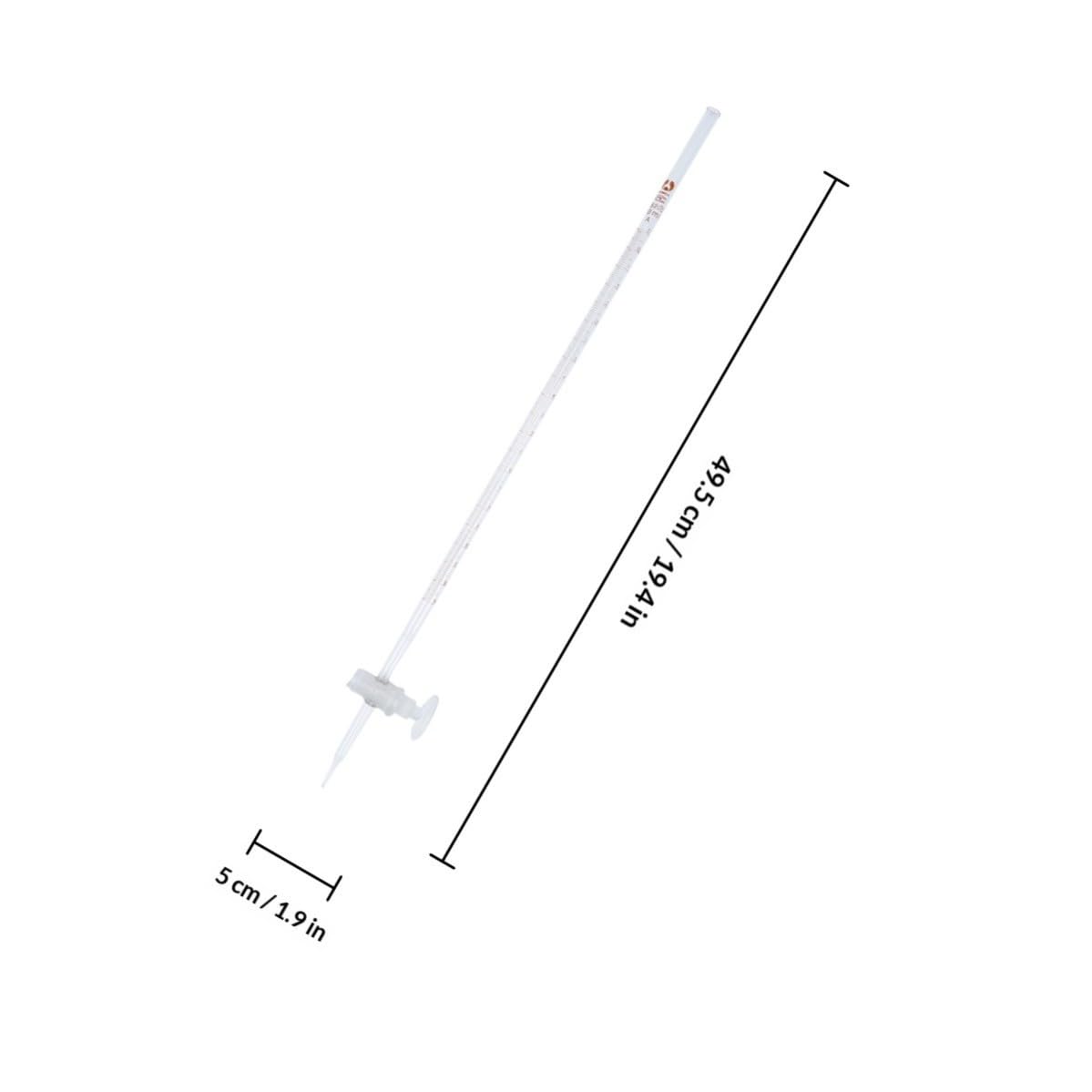 Pipette Graduée en Verre 10ml Compacte et Résistante la Corrosion pour Laboratoire, Équipement pour Chimie et Usage Élève