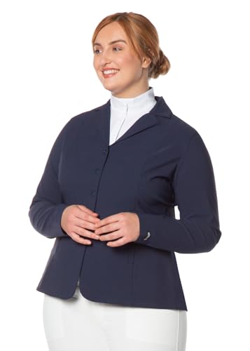 Image of Kerrits Women's Equestrian Stretch Competitor Coat - 4-Snap, Lightweight English Horse Show Jacket, Machine Wash