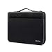 Produktbild CIVOTEN Laptop Hülle Tasche 14 Zoll Notebook Etui Wasserdicht schützend mit Griff für 15" MacBook Pro/Lenovo ThinkPad X1 Carbon L480/HP Pavilion X360/Dell Latitude 7490 /Flex 4/AcerDunkelschwarz