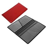 HOMSFOU 2 Stück Versicherungspolicen Schutzhüllen Organizer Fahrzeugdokumentenhalter Versicherungskartenhalter Für Autokennzeichen Autodokumentenhülle Zubehör Autoversicherung Schlanker