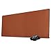 Produktbild PU Leder Schreibtisch Matte Zoresyn Laptop-Tastatur-Mausunterlage für Haus und Büro,Extended Gaming Mauspad XXL Schreibtischunterlage Wasserdicht Desk Mat 900x400mm (Braun)