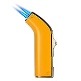 🔥 【ALTA CALIDAD】 Mechero de cuerpo metálico resistente de alta calidad con ventana de nivel de combustible, válvula de recarga universal. Encendedor a prueba de viento con antorcha de butano de llama fuerte a chorro. Cuando sostenga nuestro encendedor en la mano, sabrá que vale la pena. Nos hemos comprometido con la innovación y producción de encendedores de alta calidad.