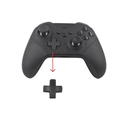 Image of 5Pcs Elite 2 Metal Paddles for Xbox Elite Series 2 Controller, Elite Series 2 Core Controller Parts, D-pad Paddles Replacement for Xbox Elite Series 2 /2 Core Controller Includes 4 Paddles,1 D pads(Black)