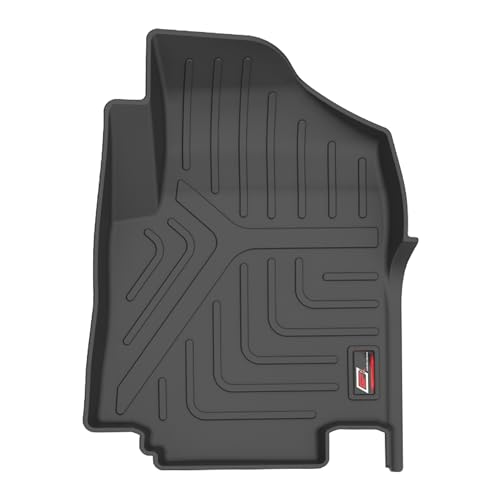Image of GFX TPV Premium 3D Life Long Car Floor Mats Compatible with XUV-500 (2012-2021) Onwards with Trunk Mat, Black