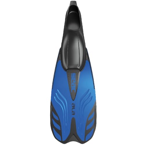 Aletas para snorkel SEAC azul metal talla 5.5-6.5 para tus vacaciones y calas de verano