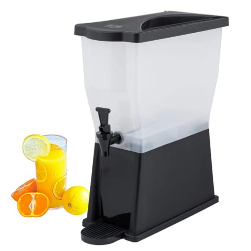 Image of CLIVIA 3 Gallon Beverage Dispenser, Commercial Iced Drink Dispenser for Parties, 11L Juice Dispenser with Spigot Lid Black Base, Water Dispenser for Restaurants