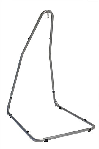 AMAZONAS Formschönes Hängesesselgestell aus Stahl Luna RockStone höhenverstellbar für Wohnzimmer und Garten 120 x 200-240 x 145 cm bis 120 kg - 3