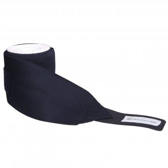 Bandage 2-en-1 paire noir blanc bande de compression sport et maintien