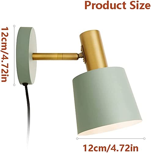 Luz de lectura para cabecera en dormitorio y aplique ajustable de pasillo 7