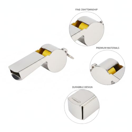 Silbato para árbitro de acero inoxidable miniatura 6