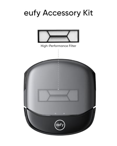 eufy Official Accessory Kit for Omni S1 Pro/S1, 2 Rolling Mops, 4 High-Performance Filters, Dirty Water Reservoir Filter, Rolling Brush & Brush Guard, 3 Dust Bags, and 2 Sets of Side Brushes
