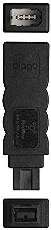 elago FireWire 400 to 800 Adapter Compatible with Mac Pro, MacBook Pro, Mac Mini, iMac and All Other Computers (Black)