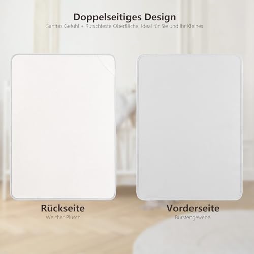 Protège matelas imperméable lavable Susurration lit enfant gris lot de 2