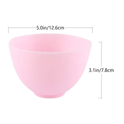 3 Piezas Tazones de Silicona para Mezcla Facial miniatura 5