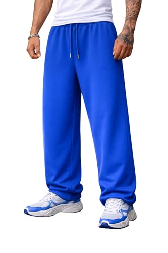 Image of Rockwell Men's Baggy Sweatpants | Cotton Terry Relaxed Fit Joggers for Men | Oversized Streetwear Track Pants | Casual Gym & Everyday Wear| 009
