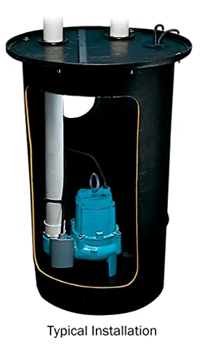 Image of Little Giant RFSN-10 115-Volt, Maximum 13-Amp - 1 /2 HP, Pump Down Piggyback Tethered Float Switch for Pond, Sump, Sewage, or Effluent Systems, 20-ft. Cord, Grey, 599210