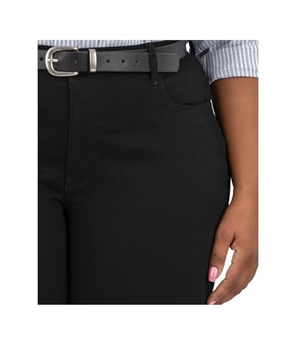 KUT from the Kloth Women's Plus Meg High Rise Fab Ab Wide Leg Raw Hem-Long Inseam4