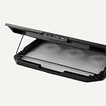 Amazon Basics Laptop Cooling Pad Stand with 6 Quiet Fans, for 12-17 inch laptops, w/USB A and USB C Ports, Height Adjustable - Image 3