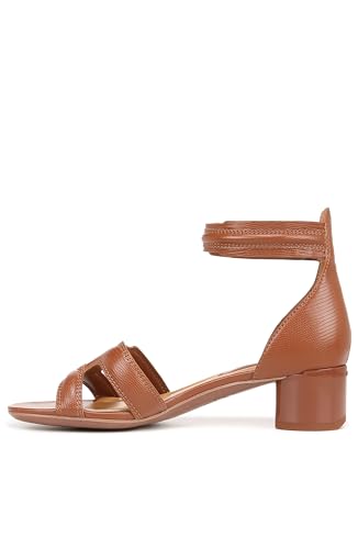 Franco Sarto Women's Nora Ankle Strap Low Block Heel Sandal Heeled