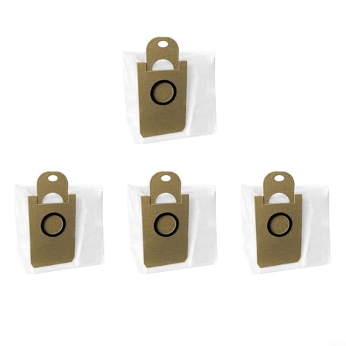 WIIYENA Bolsas de polvo de repuesto para Cecotec para Conga 5290 para aspiradora Ultra Robot, accesorios de calidad, fácil de vaciar y reemplazar, paquete de 4