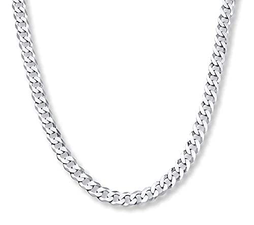 Soni Jewellery Rhodium Plated Chain for Men & Boys | Skin Friendly, One Size, Stylish Accessory | Formal & Casual Wear | Sturdy & Premium Finish for a Bold look (B0C2QGW95B) Amazon Price History, Amazon Price Tracker