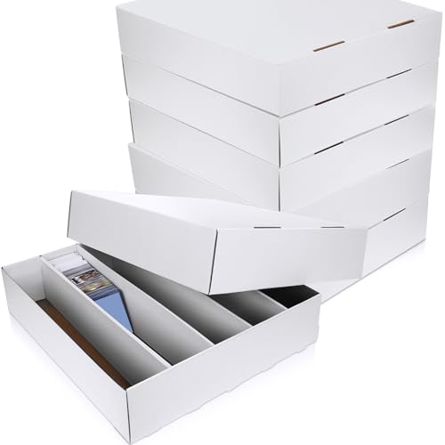 Yexiya 2-Pack 5000-Count Card Boxes