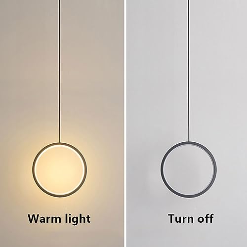 Lámpara de anillo LED con luz blanca cálida y cable regulable de 180 cm 5