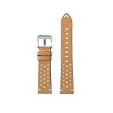 Bracciale In Pelle Traspirante Adatto For Seiko, For Omega, Cinturino Da Polso A Sgancio Rapido For Uomo E Donna, Accessori For Orologi(Blue,22mm)