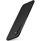 moex Alpha Coque de protection pour Samsung Galaxy A26 5G   Ultra fine   Avec protection de l'appareil photo surélevée   Coque rigide arrière   Minimaliste   Noir mat