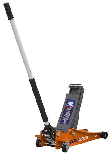 Sealey 2001Leor Trolley Jack 2Tonne Low Entry Rocket Lift Orange