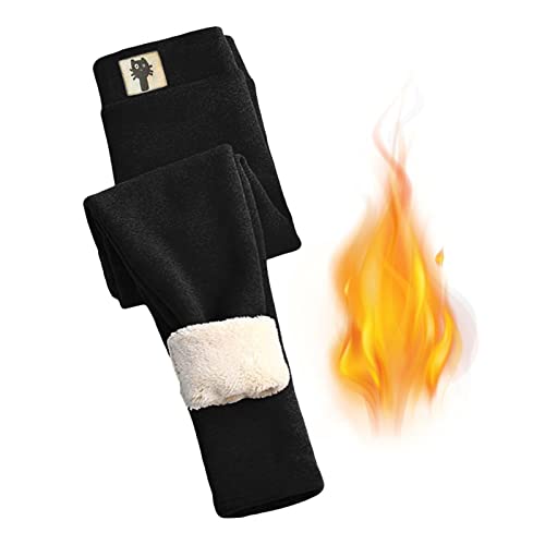 Vaveren Leggings Femininas Calças de Casual Confortável Térmico Legging Forrado de Lã de Corrida de