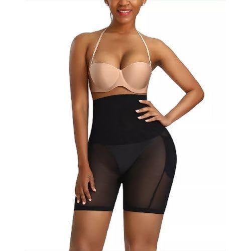 munaafi Women's High Waisted Padded Shapewear Shorts - Tummy Control Butt Lifter Panties - Seamless Body Shaper with Hip Enhancer Pads for Dresses-picture-16