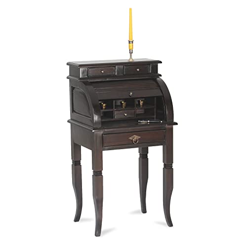 SIT-Möbel Antik Sekretär Akazie massiv Rolladen