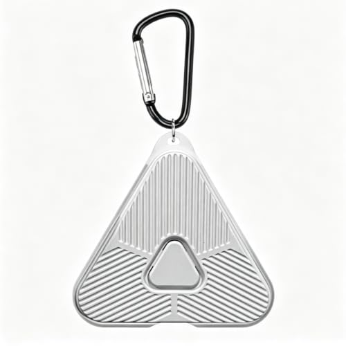 Pulse Tick Repellent Device USB-C Rechargeable Ultrasonic Tick Repellent Device Lightweight Clip-On for Hiking Camping & Outdoor Use (White)