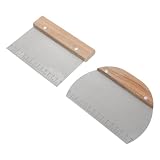 NESTINGHO Teigschneider 2 Formen (bogen und Rechteck) 2 Stück aus Edelstahl mit Ergonomischem...