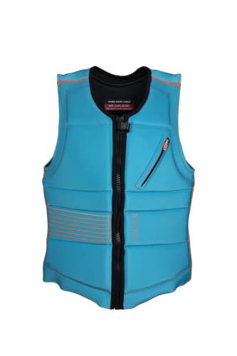 Ronix Coral Women's Ce Approved Impact Vest, Aqua Blue, Large #TOP9