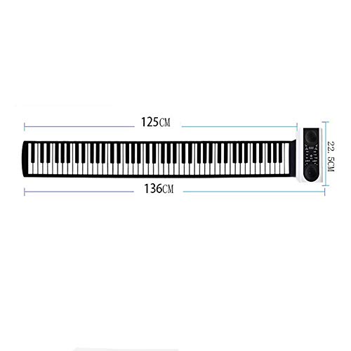 Piano roulé à la Main 88 Key Piano Roll Main Silicone électronique Piano Piano Pliant Portable avec Son Externe for Les Enfants Adultes Convient pour la Maison et la Maternelle - Les Beatles, Paul McCartney, John Lennon, RIngo Starr, George Harrison Piano roulé à la Main 88 Key Piano Roll Main Silicone électronique Piano Piano Pliant Portable avec Son Externe for Les Enfants Adultes Convient pour la Maison et la Maternelle – Image 6