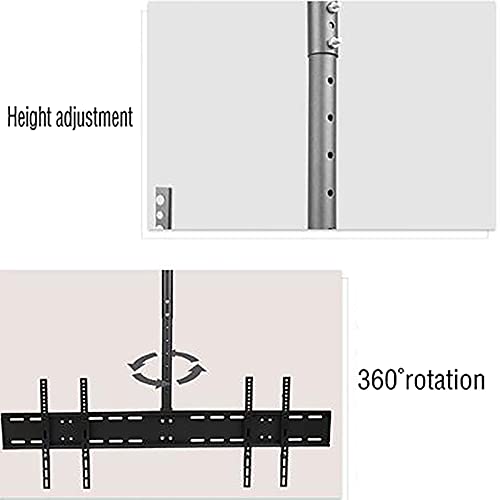 Support TV mural inclinable pour double écran 14-40 pouces et montage au plafond - 6