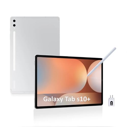 Samsung Galaxy Tab S10+ Tablet US Version – 512GB Silver, Large Display, Wi-Fi – Includes 45W Fast Charger