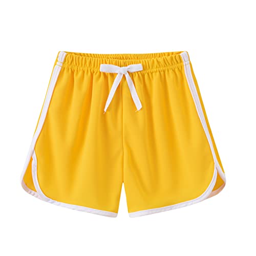 Boys Girls Summer 𝐃olphin Shorts with 𝐃rawstring Quick 𝐃ry Swim 𝐓runks Boardshorts Solid Athletic Shorts