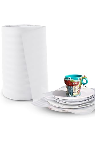 Senal Ticaret 50 Cm X 50 Mt Köpük Ambalaj Rulosu; Koruma Sağlayan Taşınma Malzemesi, Tabak Bardak Koruma Köpüğü Beyaz