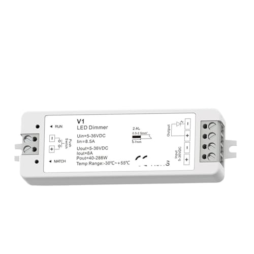 Controlador adecuado para tiras de luz LED sin parpadeos PWM LSD-V1